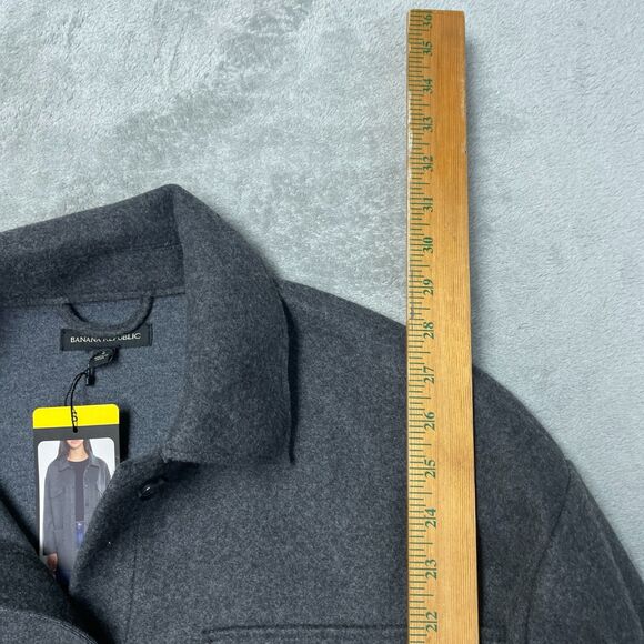 Banana Republic Women's S Jacket Gray Polyester H0980 - Picture 7 of 8